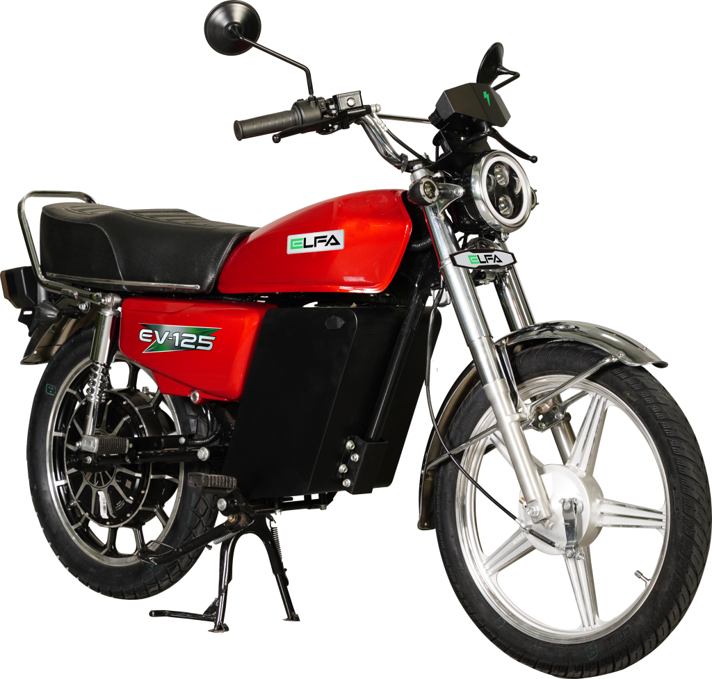 ELFA EV125 red electric bike 2000W motor Pakistan