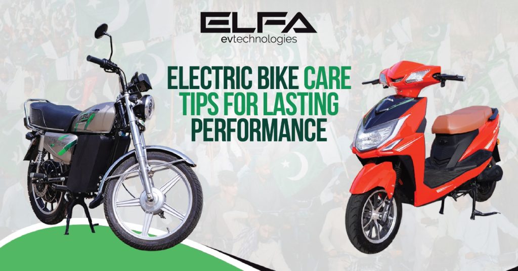 ELFA EV-125 electric bike maintenance and battery care